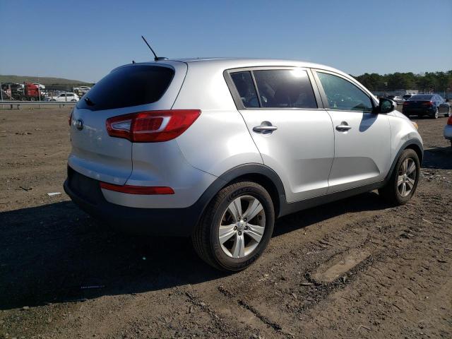 KNDPB3A21D7489645 - 2013 KIA SPORTAGE BASE SILVER photo 3