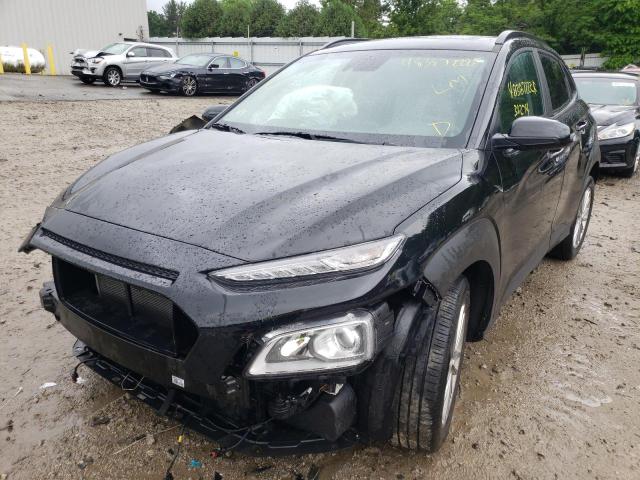 KM8K6CAAXLU516925 - 2020 HYUNDAI KONA SEL PLUS BLACK photo 2