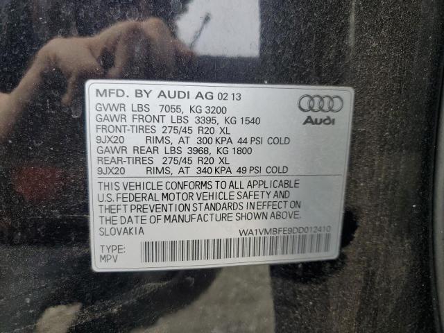 WA1VMBFE9DD012410 - 2013 AUDI Q7 PRESTIGE 黑色 照片 13