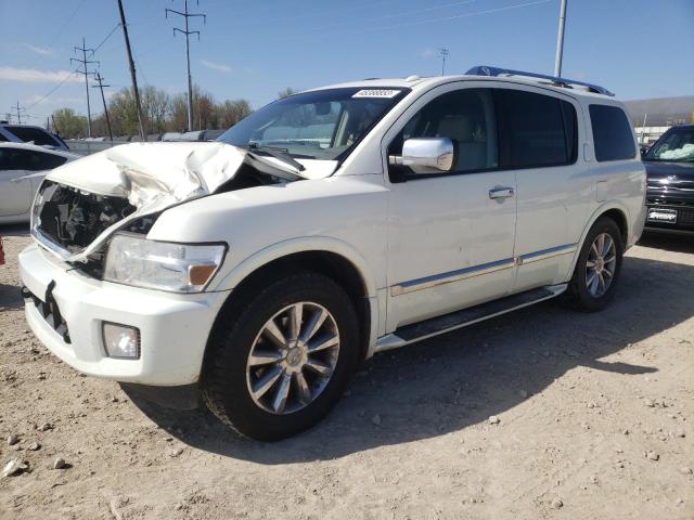 5N3ZA0NF7AN907384 - 2010 INFINITI QX56 WHITE photo 1