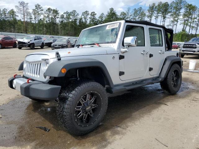 1J4GA39158L523172 - 2008 JEEP WRANGLER U X SILVER photo 1