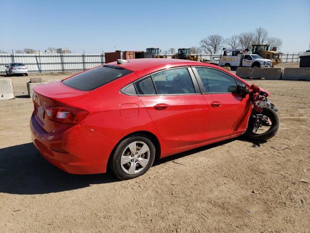 1G1BC5SM5H7120031 - 2017 CHEVROLET CRUZE LS RED photo 3