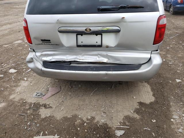 1A4GP45R76B582193 - 2006 CHRYSLER TOWN & COU ვერცხლისფერი ფოტო 9