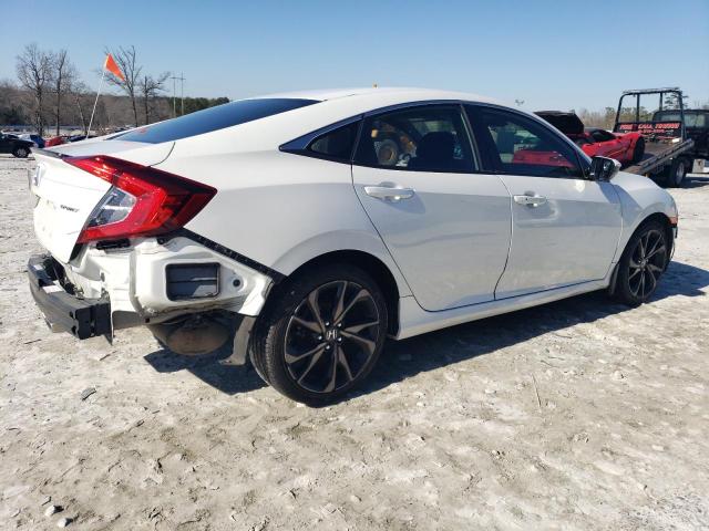 19XFC2F88KE019366 - 2019 HONDA CIVIC SPORT Blanco foto 3