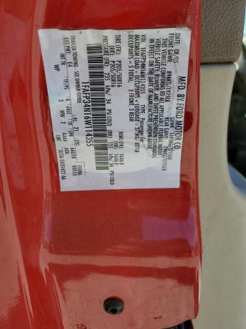 1FAFP34N16W114355 - 2006 FORD FOCUS ZX4 RED photo 12