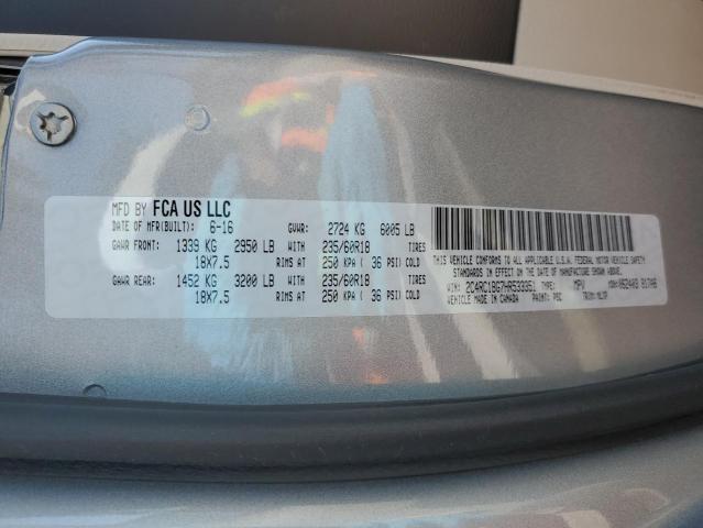 2C4RC1BG7HR533351 - 2017 CHRYSLER PACIFICA TOURING L SILVER photo 13