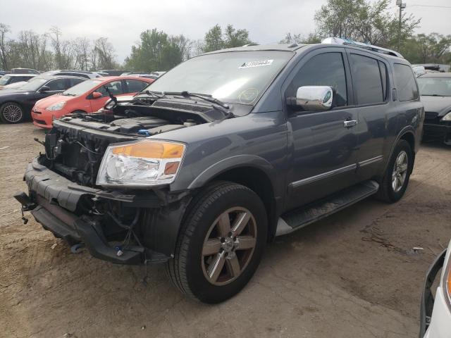 5N1AA0NE2EN601082 - 2014 NISSAN ARMADA PLATINUM GRAY photo 1