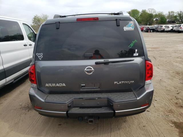 5N1AA0NE2EN601082 - 2014 NISSAN ARMADA PLATINUM GRAY photo 6