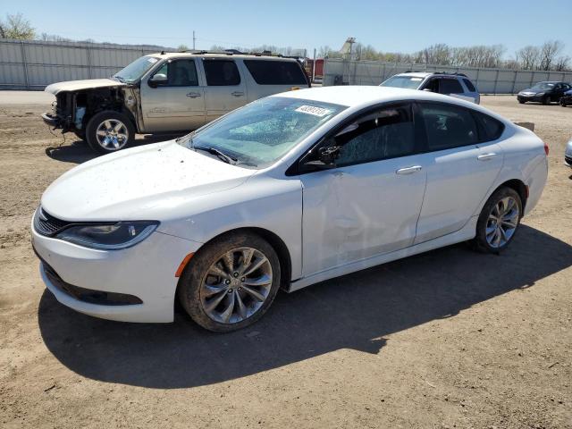 1C3CCCBG9FN706531 - 2015 CHRYSLER 200 S WHITE photo 1