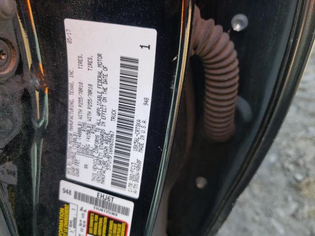 5TFUY5F16HX655967 - 2017 TOYOTA TUNDRA DOUBLE CAB SR/SR5 BLACK photo 13