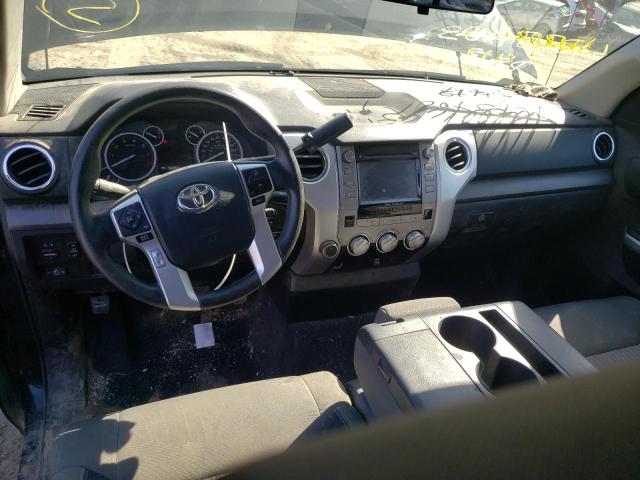 5TFUY5F16HX655967 - 2017 TOYOTA TUNDRA DOUBLE CAB SR/SR5 BLACK photo 8