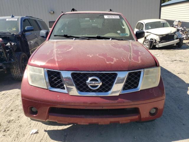 5N1AR18U96C619285 - 2006 NISSAN PATHFINDER LE Qırmızı foto 5