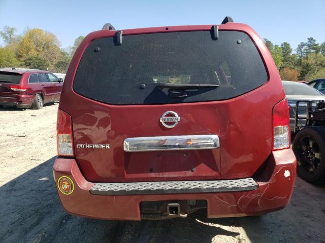 5N1AR18U96C619285 - 2006 NISSAN PATHFINDER LE Qırmızı foto 6