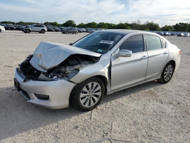 1HGCR2F89FA184676 - 2015 HONDA ACCORD EXL SILVER photo 1