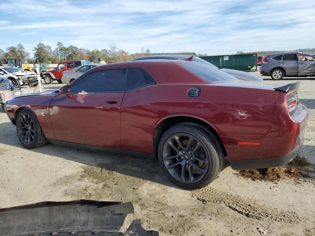 2C3CDZFJ6MH638085 - 2021 DODGE CHALLENGER R/T SCAT PACK BURGUNDY photo 2