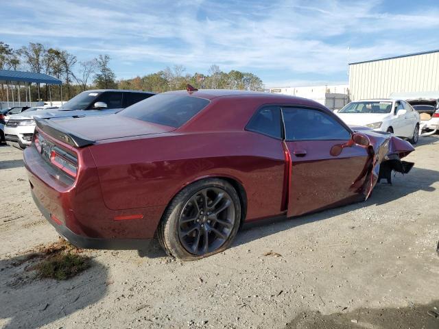 2C3CDZFJ6MH638085 - 2021 DODGE CHALLENGER R/T SCAT PACK BURGUNDY photo 3