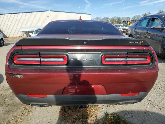 2C3CDZFJ6MH638085 - 2021 DODGE CHALLENGER R/T SCAT PACK BURGUNDY photo 6