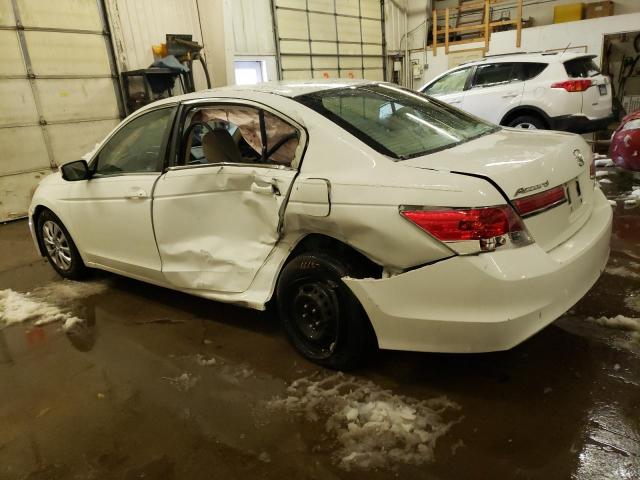 1HGCP2F31CA171572 - 2012 HONDA ACCORD LX WHITE photo 2