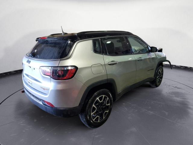 3C4NJDDB5MT594244 - 2021 JEEP COMPASS TRAILHAWK SILVER photo 3