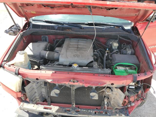 5TFRV54138X049057 - 2008 TOYOTA TUNDRA DOUBLE CAB RED photo 11