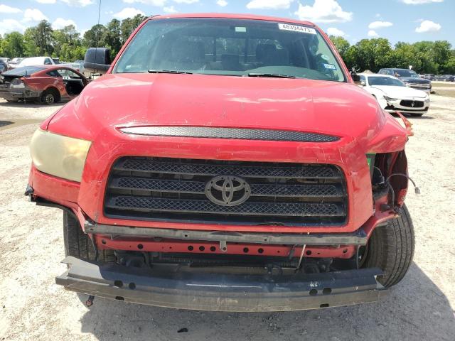 5TFRV54138X049057 - 2008 TOYOTA TUNDRA DOUBLE CAB RED photo 5