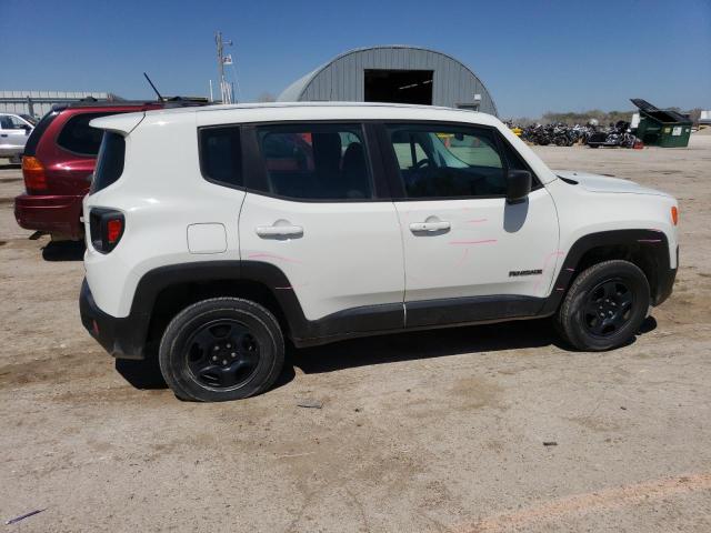 ZACCJBAB2HPE74012 - 2017 JEEP RENEGADE SPORT WHITE photo 3