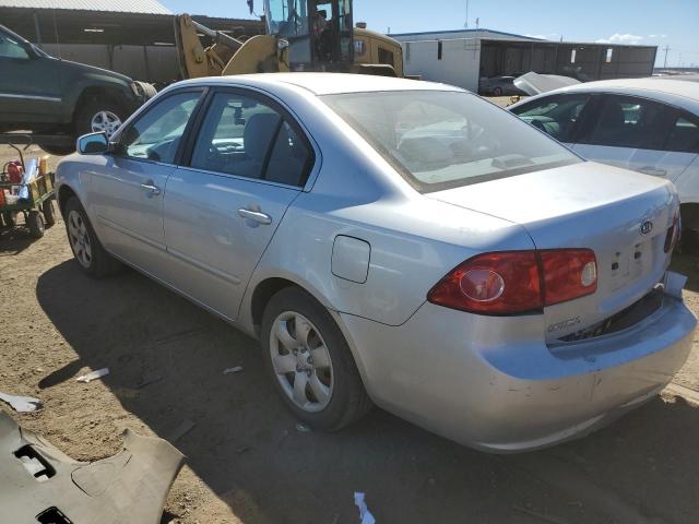 KNAGE123975138367 - 2007 KIA OPTIMA LX GRAY photo 2