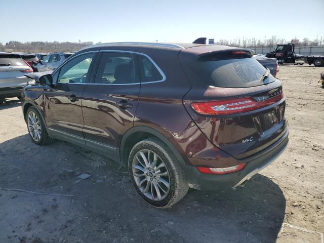 5LMCJ3C99HUL11106 - 2017 LINCOLN MKC RESERVE ბურგუნდია ფოტო 2