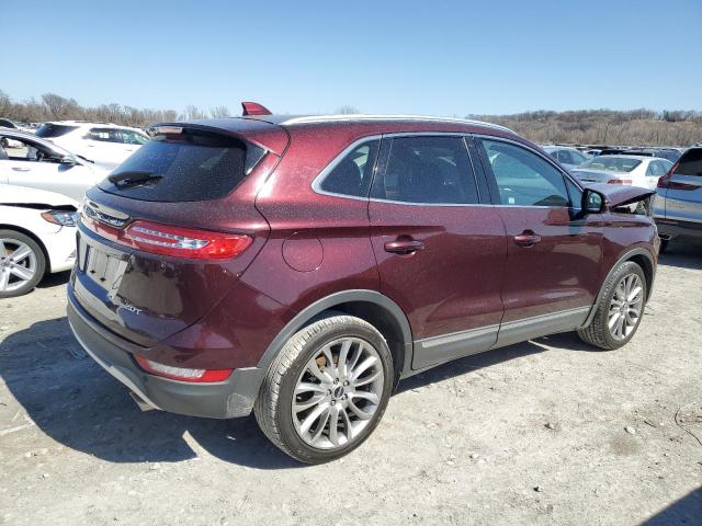 5LMCJ3C99HUL11106 - 2017 LINCOLN MKC RESERVE ბურგუნდია ფოტო 3