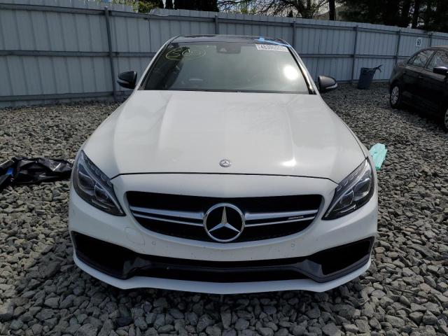 55SWF8HB2FU076910 - 2015 MERCEDES-BENZ C 63 AMG-S WHITE photo 5