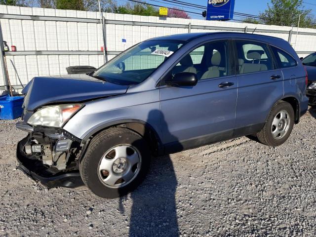 5J6RE48338L047204 - 2008 HONDA CR-V LX BLUE photo 1