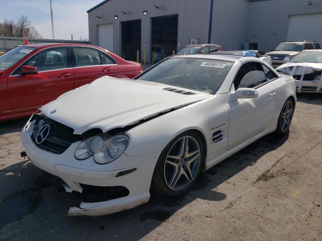 WDBSK74F06F111923 - 2006 MERCEDES-BENZ SL 55 AMG WHITE photo 1