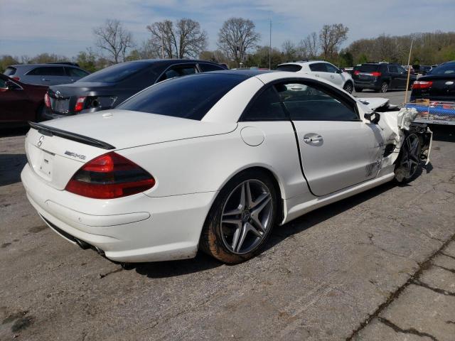 WDBSK74F06F111923 - 2006 MERCEDES-BENZ SL 55 AMG WHITE photo 3