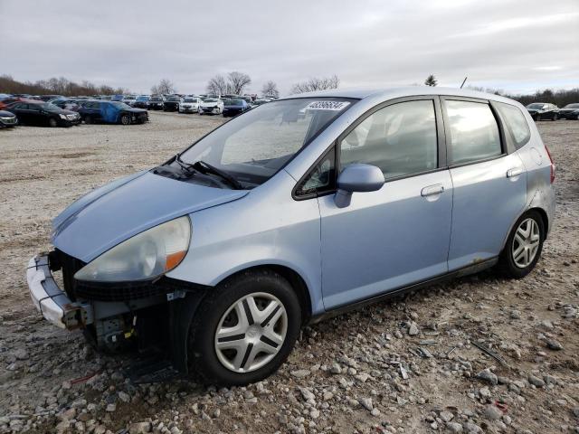 JHMGD38498S002341 - 2008 HONDA FIT BLUE photo 1