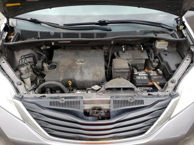 5TDKK3DC0BS120437 - 2011 TOYOTA SIENNA LE GRAY photo 12