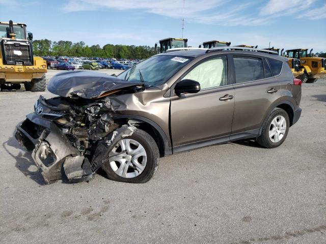 JTMZFREV9FD055370 - 2015 TOYOTA RAV4 LE GRAY photo 1
