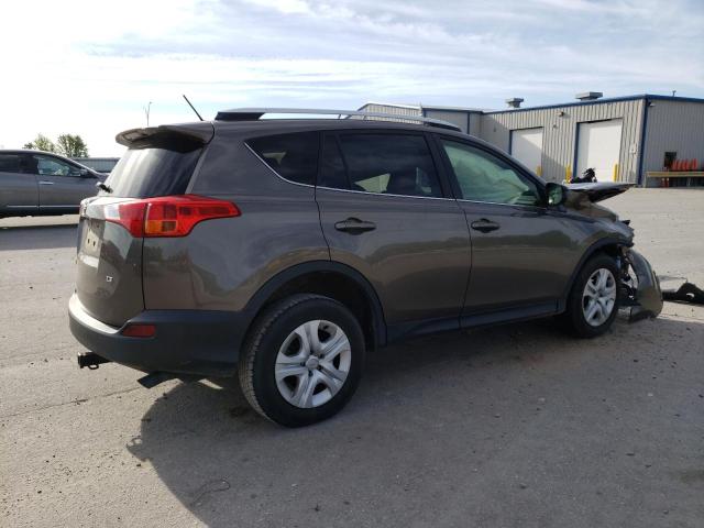 JTMZFREV9FD055370 - 2015 TOYOTA RAV4 LE GRAY photo 3