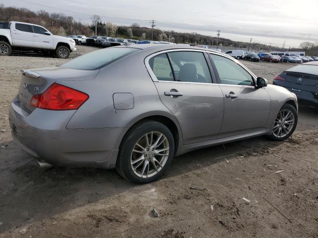 JNKBV61F08M280456 - 2008 INFINITI G35 SILVER photo 3