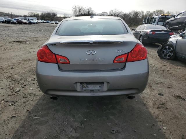 JNKBV61F08M280456 - 2008 INFINITI G35 SILVER photo 6