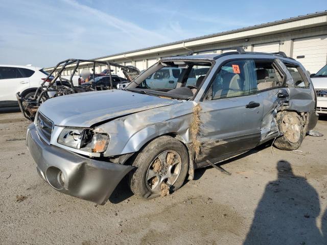 JF1SG65614H728959 - 2004 SUBARU FORESTER 2.5XS SILVER photo 1