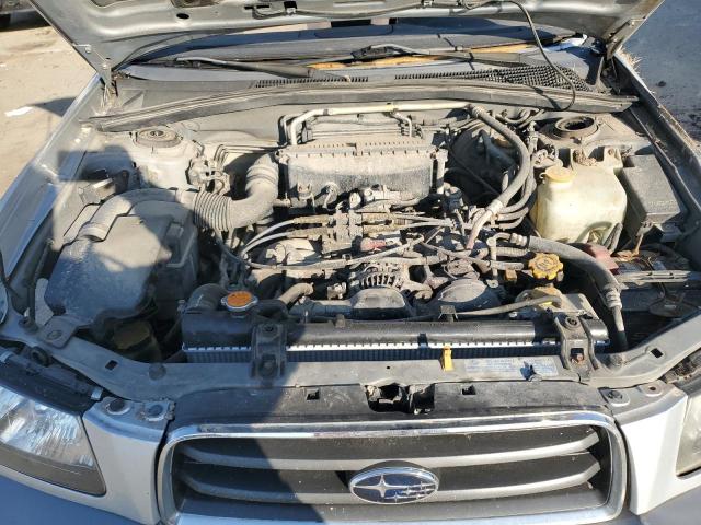 JF1SG65614H728959 - 2004 SUBARU FORESTER 2.5XS SILVER photo 11