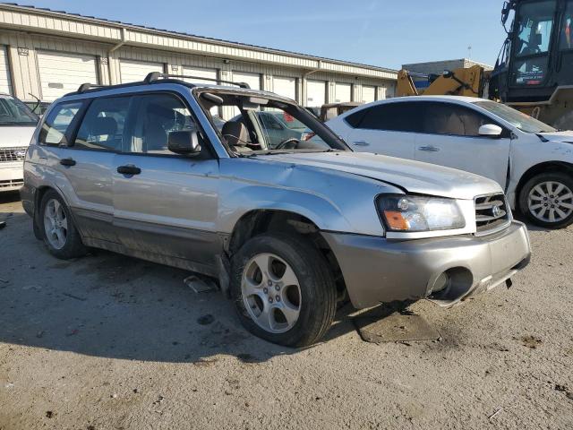 JF1SG65614H728959 - 2004 SUBARU FORESTER 2.5XS SILVER photo 4