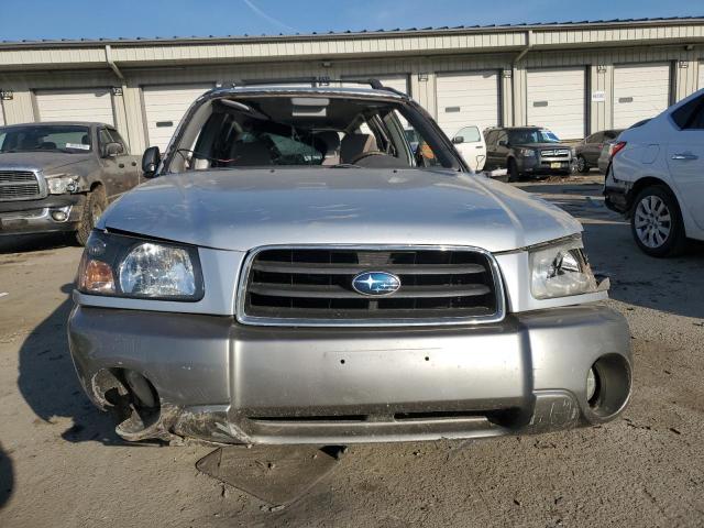 JF1SG65614H728959 - 2004 SUBARU FORESTER 2.5XS SILVER photo 5