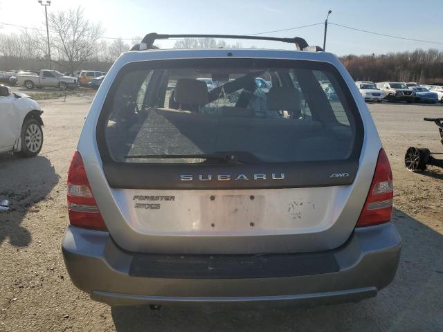 JF1SG65614H728959 - 2004 SUBARU FORESTER 2.5XS SILVER photo 6