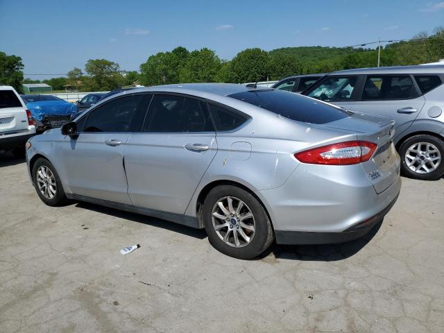 1FA6P0G74F5122676 - 2015 FORD FUSION S SILVER photo 2