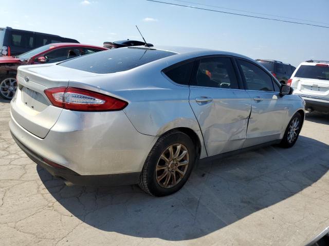 1FA6P0G74F5122676 - 2015 FORD FUSION S SILVER photo 3