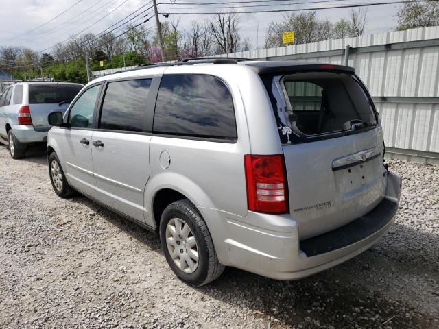 2A8HR44H88R832826 - 2008 CHRYSLER TOWN & COU LX SILVER photo 2