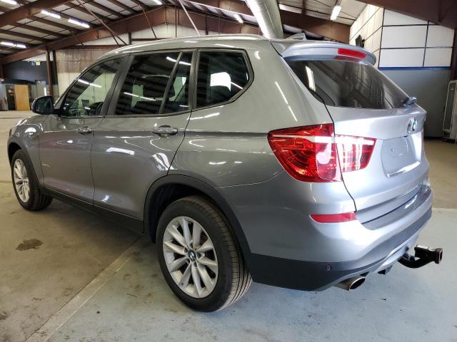 5UXWY3C51F0E95492 - 2015 BMW X3 XDRIVE28D GRAY photo 2