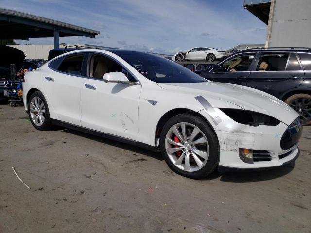 5YJSA1H17EFP37214 - 2014 TESLA MODEL S თეთრი ფოტო 4