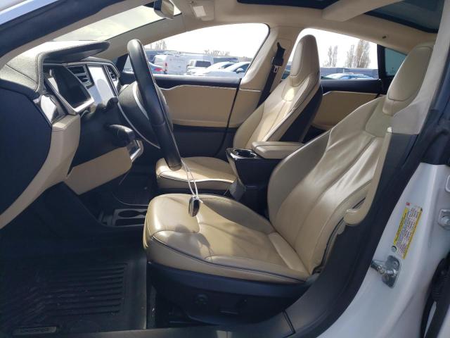 5YJSA1H17EFP37214 - 2014 TESLA MODEL S თეთრი ფოტო 7